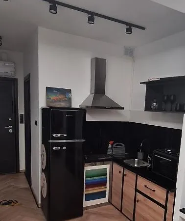 Apartment Black Retro Flat *